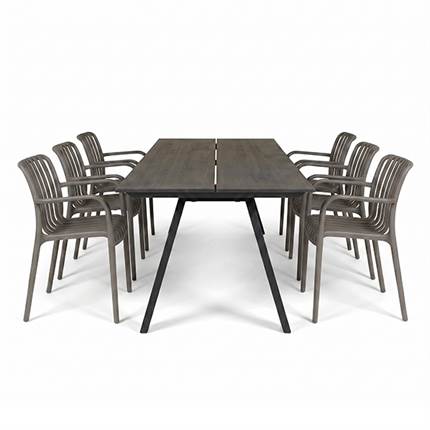 Granly + Strandvig havemøbelsæt 220 x 100 cm